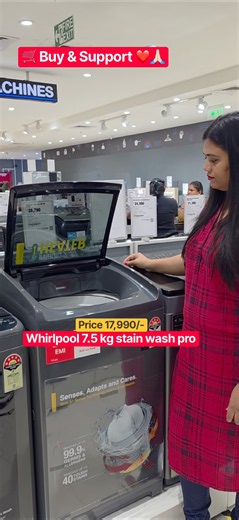 🔥 Whirlpool 7.5kg Top Load Washing Machine with In-Built Heater | Stainwash Pro