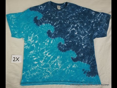 Tie Dye an Ocean Waves Tee
