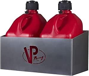VP Racing Fuels 3050 Aluminum Storage Rack for 5 Gallon Motorsport Containers. Bottomless Storage Rack Features VP Logo Cut-Out. Rack is Mountable.