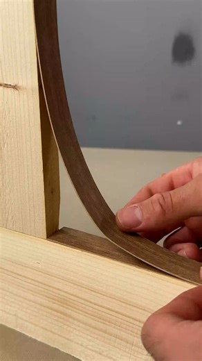 Simple trick to attach edge veneer | Genius Inventions