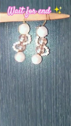 viral cute diy earrings 🕊️😍‪@CrafterAditi‬#diy#shorts#jewellery#craft#fyp