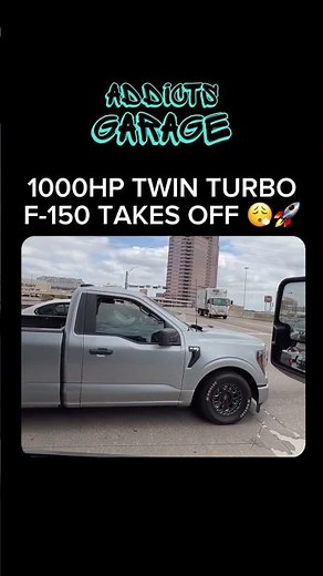 1000HP TWIN TURBO F150 TAKES OFF😮‍💨🚀