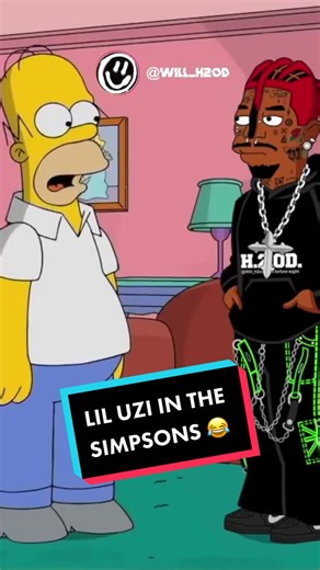 Lil Uzi in The Simpsons Cartoon | Funny Animation