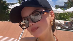 Maren Morris jokes about her tan as she wears tiny bikini on getaway