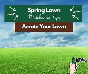 We will continue highlighting some spring lawn maintenance tips each week to help you get a good start on your lawn this year! Tip #3: Aerate your lawn. One of the spring staples of yard maintenance is to aerate, which creates holes down into the soil to alleviate compaction, so air, water and nutrients can reach grass roots. For cool-season grasses, the best time for aeration is the early spring. For warm-season grasses, the best time for aeration is in the late spring. Call Lawn Doctor today t