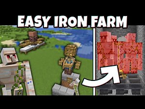 SIMPLE Iron Farm for Minecraft 1.19 ● Easy 600+ Iron Per Hour