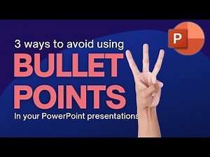 How to avoid using bullet points in PowerPoint - and make your slides look amazing.