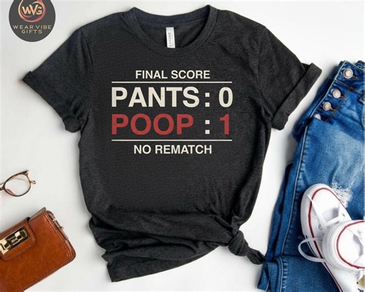 Pants 0 Poop 1 Funny Toilet Humor T‑shirt, Adult Meme Shirt, Bathroom Joke Graphic Tee, Poop Joke Unisex Shirt - Etsy