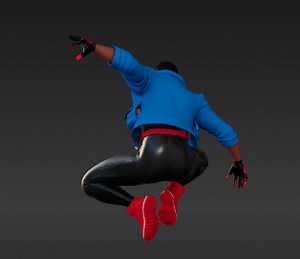 Urban Acrobat 1:10 Scale | Stylized Hero Figure for Multi-Color Printing