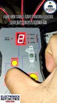 THIS IS HOW YOU USE AN INJECTOR TESTER!!! #automotiveelectronics #automobile