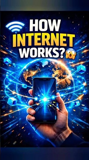 How Does the Internet Work? 🌐 | The Whole World in One Click #internet #facts #ai #animation#explain
