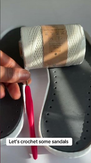 I Made My Own Crocheted Sandals