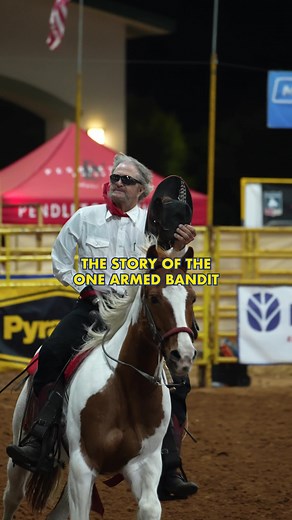 WORTH THE WATCH 🤠😆 John Payne, aka the One Armed Bandit, shares the story of how he took a second chance at life and turned it into the 15 PRCA Specialty Act of the Year. #cowboy #western #rodeotok #rodeo #longlivecowboys