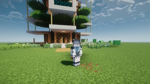 【我的世界】Java版一键快速生成建筑物，快捷方便