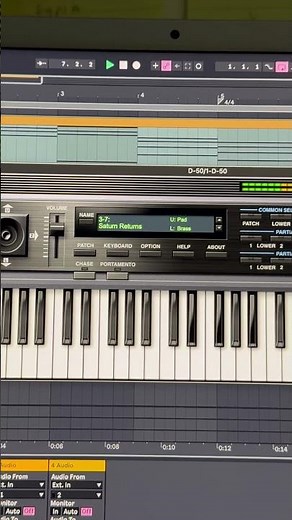 Turned #ableton #d50 #synth #beatmaker #producer #groove #rhythm #fyp #electropop #dance #vibes #edm