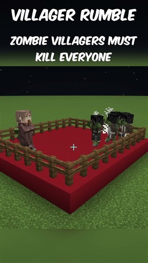 Mr Beast vs Dream as villagers in minecraft