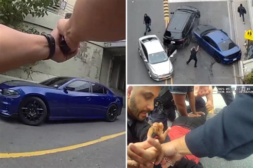 Exclusive | Heart-pounding video shows wild ‘French Connection’-style NYPD car chase through NYC