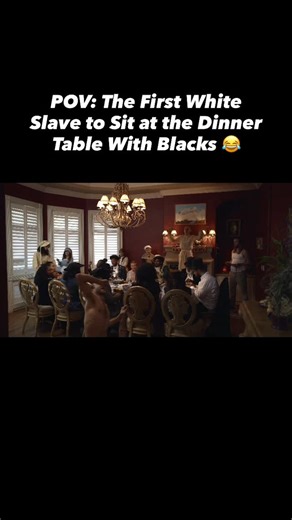 Zakius Boquet on Instagram: "The First White Slave to Sit at the Dinner Table with Blacks 😂 • • #explore #viral #comedy"