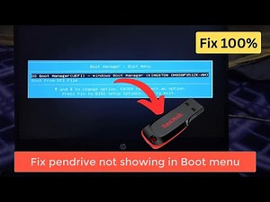 HP Pavilion Gaming 15 USB Boot Not Working || HP Laptop Not Detecting USB in Boot Menu