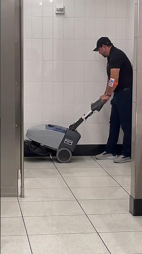 Advance SC351 Compact Micro Scrubber using SCJ HD Neutral Cleaner