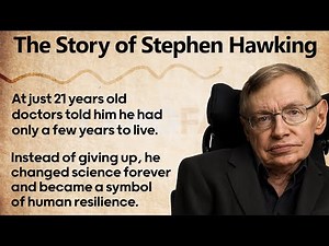 The Story of Stephen Hawking 🌌 | Graded Reader | Learn English Through Story