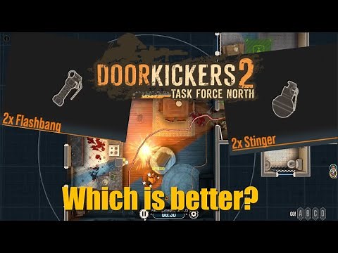 Flashbangs vs Stingers and how to use them - Door Kickers 2 Guide