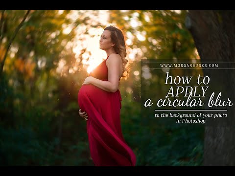 How to Apply a Circular Background Blur Effect in Photoshop