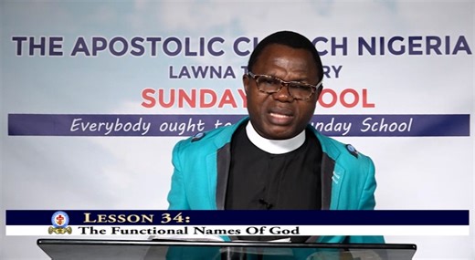 SUNDAY SCHOOL II 16TH NOVEMBER 2025 II LESSON 43: THE FUNCTIONAL NAMES OF GOD HOST: PASTOR DANIEL ASA | Glorious Vision TV