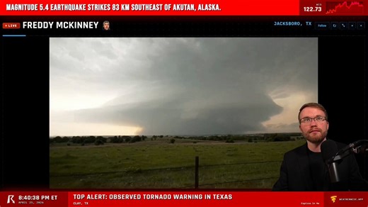 This is not an alien invasion. We are tracking an absolutely massive tornado-warned storm in Texas right now. The structure on this supercell is unbelievable. We are covering this and more severe weather LIVE NOW. Tune into the stream right now to see this unfold!