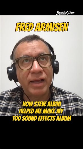 Fred Armisen’s new album 100 Sound Effects is exactly that — a old school sound effects album, but one only Fred Armisen could make. Fred says the late Steve Albini was instrumental in the album’s creation, even if it didn’t end up being made at his Electrical Audio studio in Chicago. He also got some help from Bill Hader, Tim Heidecker and more. On this week’s episode of the BrooklynVegan Interviews podcast, Fred tells us all about 100 Sound Effects, and along the way there are digressions into
