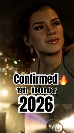Take Two Interactive just confirmed,GTA6 is dropping on the 19th November 2026!!#gta6 #rockstargames