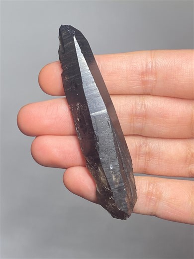 Afghanistan Rare Black Quartz Crystal Blade Point, Ethically Sourced Natural Smoky Crystals and Minerals - Etsy