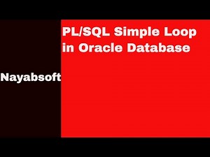 PL/SQL Simple Loop in Oracle Database