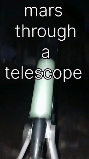 Mars through a cheap telescope #astrophotography #telescope #mars