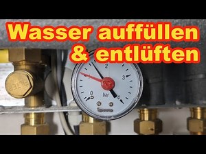 Heating: Refill and vent water yourself - It's that easy