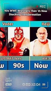 90s WWE Wrestlers Then Vs Now Brutal Reality #WWE #Transformation #ThenAndNow