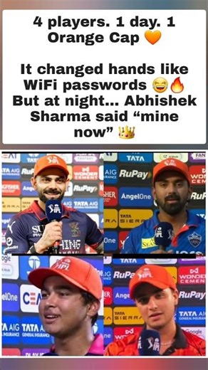 Orange Cap Musical Chairs 🤯🔥 Kohli, Rahul, Vaibhav & Abhishek Dominate IPL 2026