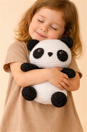 Crochet Panda Pattern PDF, Amigurumi Panda Plush Tutorial, Digital Download, Beginner Friendly Stuffed Animal - Etsy Australia
