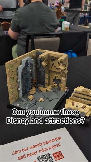 Check out these Disneyland attractions LEGO MOC at BrickCentric LA #lego #disneyland