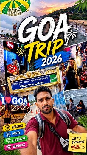 Goa In May Month🔥Goa Trip Plan | Goa Tourist Places | Baga Beach Goa | Goa Tour #goa #shorts