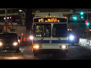 MTA Bus Company 2007 Orion VII Hybrid 3708 On The Q41 @ Atlantic Avenue & Van Wyck Expressway