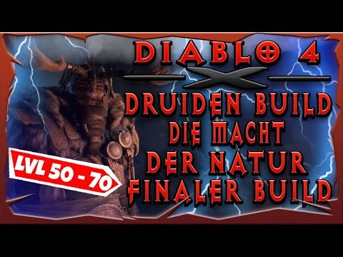 Diablo 4 ❎ Druide Naturgewalt 2.0 Finaler Build WR3 LvL 50-70
