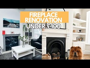 DIY VICTORIAN FIREPLACE RENOVATION UK UNDER £100