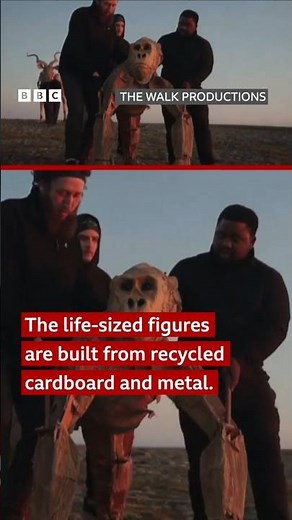 The puppets who travelled the world to raise awareness on climate change - BBC Africa