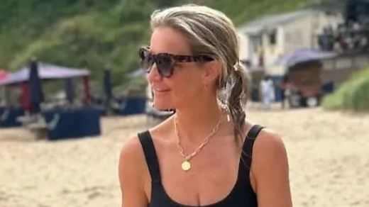 Helen Skelton looks incredible as she strips to black swimsuit for beach snaps