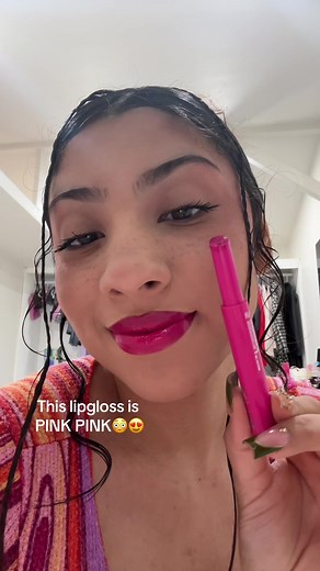 Juicy Pink Lips with Cherry Lip Gloss | Makeup Tutorial