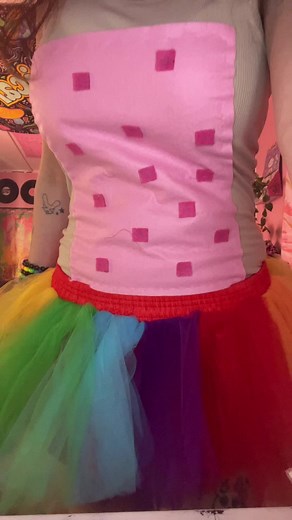 My nyan cat Halloween costume/cosplay ^_^!! #fyp #nyancat #nyancatcosplay #nyancatcostume #scene #scenemo #sceneemo