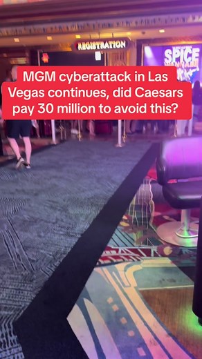 This is a very big problem for #mgmresorts and many systems are still down 3 days later #vegaspaulycshow