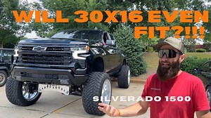 Massive Silverado 1500 Lifted on 42-Inch Tires & 30 JTX Wheels