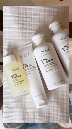 Emily Harris King on Instagram: "Starting a 60-day hair health challenge with Keune’s Long & Strong line — focusing on strength, scalp care, and healthier growth from the root down. 🤍 @keunehaircosmetics #KeuneNA"